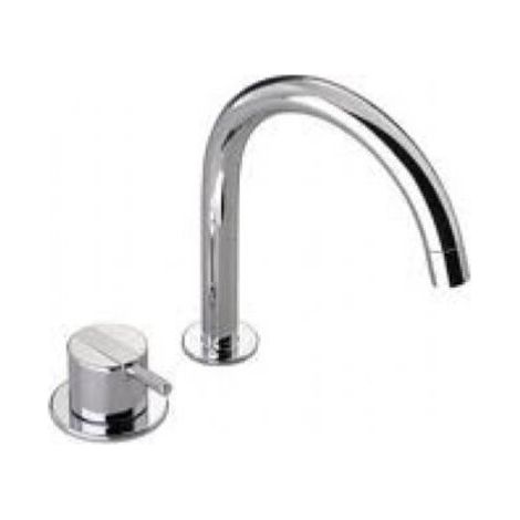 Vola 590G Robinet mitigeur 2 trous avec mitigeur simple effet,