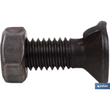 Pack 100 Tornillos DIN-604/934 C-6.8 7/16X35 Acero Pulido (1/4)
