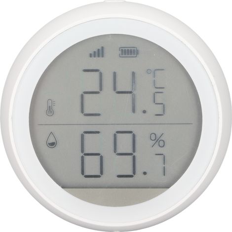 Moniteur intelligent de température et d'humidité sans fil Zigbee - Thermomètre hygromètre connecté (1/5)
