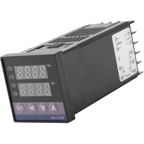 Alarme 0℃1300℃, kit de régulateur de température numérique PID à LED REX-C100, AC110V-240V (1/5)