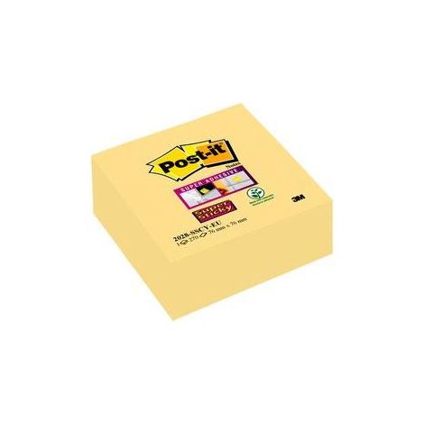 Post-it Haftnotiz Super Sticky 2028-SCY 76x76mm 270Blatt gelb