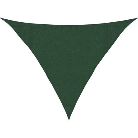 Maison Exclusive - Sonnensegel 160 g/m² Dunkelgrün 3,5x3,5x4,9 m