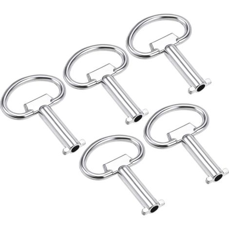 Électrique Coffret Clé Zinc Alliage Eau Mètre Boîte Clé Unique Voie Fendue 5Pcs (1/5)