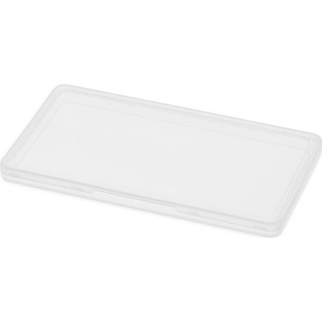 Boîte de rangement rectangulaire transparente avec couvercle, boîte en plastique transparent PP,130709mm (1/5)