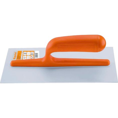 Frattone base plastica bianca 12x28x0,3 manico in pvc