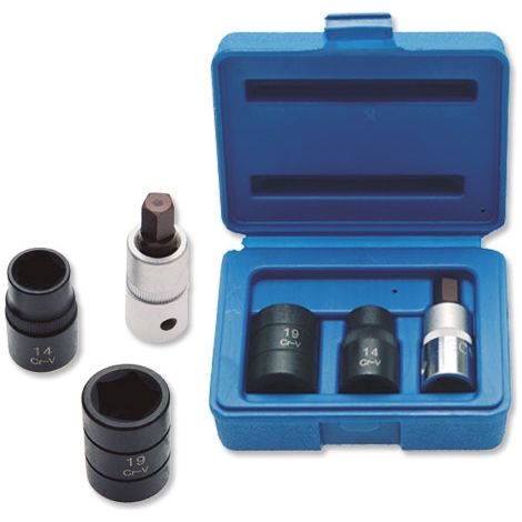 juego de vasos para frenos carraca 1/2 punta pentagonal girling y bendix 3 pzs