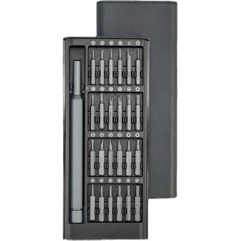 Kit Tournevis de Précision 24 en 1 Magnétique, Jeu d'Embouts pour Bricolage, Réparation Électronique et Maison