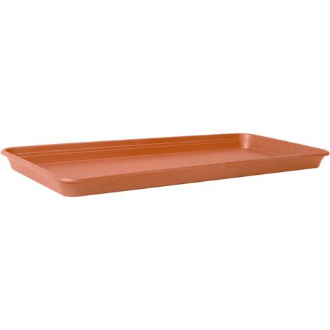Florus Soucoupe Universelle Rectangulaire L70 - Beige - L 70 x B 29.4 x H 0 cm - extérieur - 100% recyclé