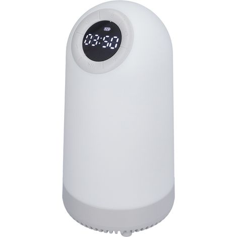 Lampe de réveil, enceinte Bluetooth, horloge, réveil, veilleuse arc-en-ciel, haut-parleur (1/5)
