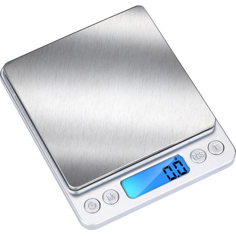 Báscula cocina Alpina precisión 0.1g 2 bandejas (1/3)