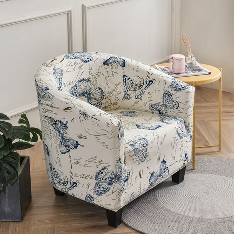Housse de fauteuil cabriolet extensible – Tissu polyester spandex durable – Lavable en machine – Pour fauteuils 60-75 cm de hauteur (1/3)