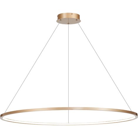 Lampadario anello LED Milagro Saturno oro Ø120 65W