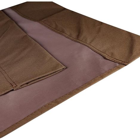 Ersatz-Bezug Doppel-Sonnenliege Stoffbezug Gartenliege XXL Duo-Relaxliege Liege Braun (1/2)