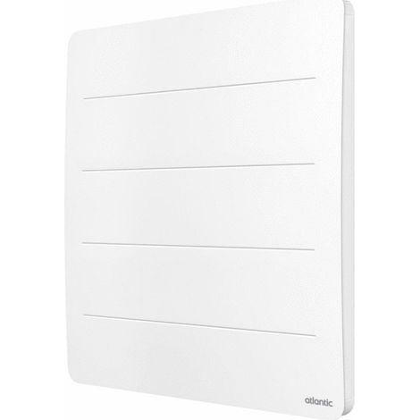 Atlantic – Radiateur à inertie fonte électrique horizontal 2000W blanc – Corps en fonte – Compatible application Cozytouch – 529919 (1/10)
