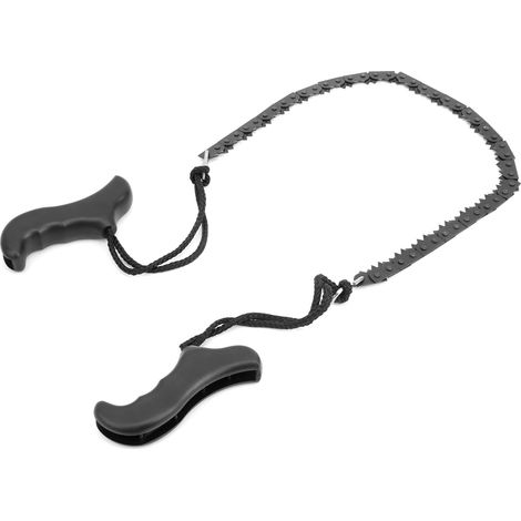 Scie à chaîne portable de poche en ferromanganèse pour le camping et la survie en plein air (1/5)