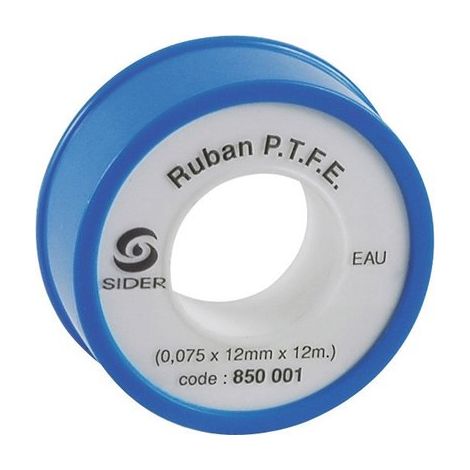 ptfe largeur 12mm - épaisseur 0,075mm 12m