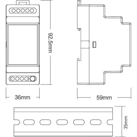Netzteil BUS DALI 16V DC 250 mA MiBoxer DL-POW1 4 W
