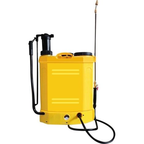 Irroratore/Spruzzatore/Pompa irroratrice manuale e a batteria ricaricabile 12V 16lt. a spalla/zaino (1/2)