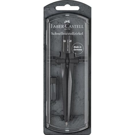 Faber-Castell Compasso Balaustrone Stream con Regolazione Rapida, Diametro Max 340mm (1/3)