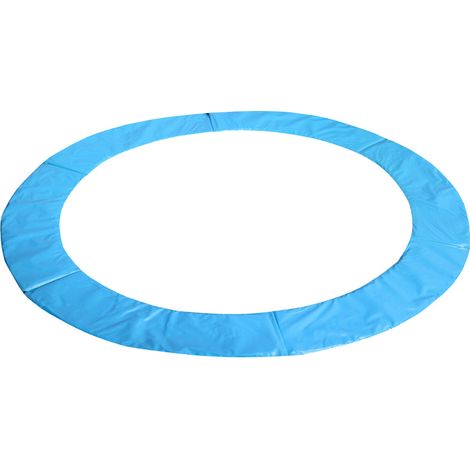 Aga Trampolin Randabdeckung mit innerem Netz 366 cm 12 ft Hellblau, Randschutz, Trampolinzubehör, Federabdeckung für Trampolin