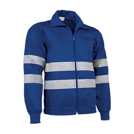 Chaqueta laboral retroreflectante de cuello alto VALENTO Mirca M Azulina