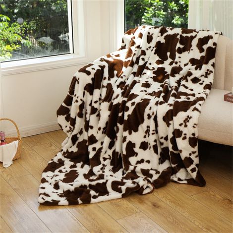 Couverture En Laine Synthétique - Microfibre Ultrafine - Douce Et Sans Peluches - Pour Canapé Ou Lit - 75 x 100 cm - 1 Pièce (1/2)