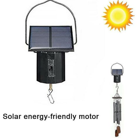 Moulinet à vent à moteur solaire suspendu en métal, grand outil électrique