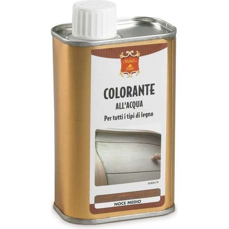 COLORANTE PER LEGNO 250ML ALL'ACQUA NOCE MEDIO