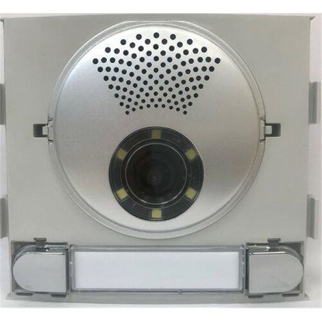 Amplificador de video duox plus 1L, 18Vdc, con rejilla y pulsador doble.