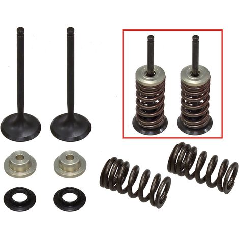PSYCHISCHE AUSPUFFVENTILE (VENTILSATZ MIT FEDERN UND UNTERLEGSCHEIBEN) SUZUKI RMZ 250 '07-'22 STAHL (MX-09530E) (25X4.46X80.7MM)