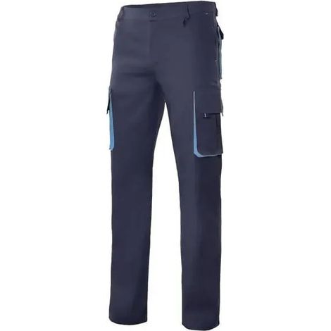 Pantalone da lavoro Velilla bicolore poliestere 65% cotone 35%