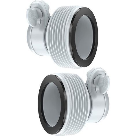 Lot de 2 Adaptateurs de conversion de tuyau pour pompes filtrantes et système d'eau salée 3,2 cm à 3,8 cm de type adaptateur (1/5)