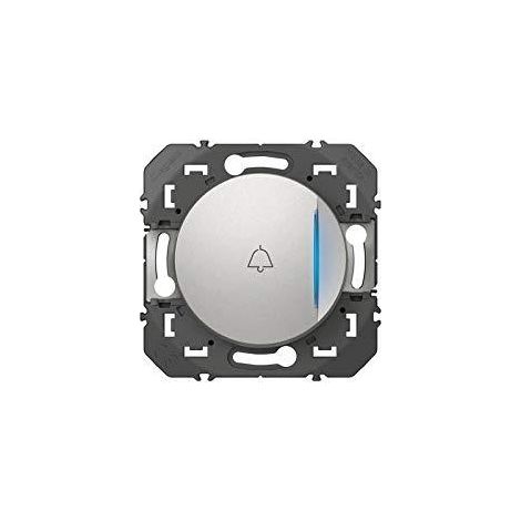 Interruptor luminoso Legrand Dooxie aluminio 7.3 cm