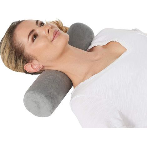 Oreiller cervical à rouleau pour soulager les douleurs cervicales-AquaForge (1/5)