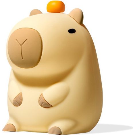Veilleuse capybara en silicone avec contrôle tactile rechargeable lampe originale pour enfant et adulte cadeau amusant et relaxant (1/5)