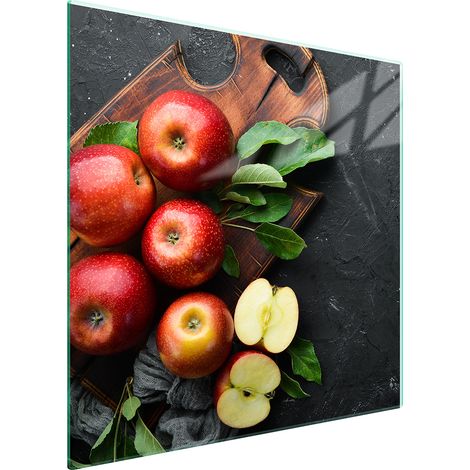 PLACA PROTECTORA DE VIDRIO PARA ESTUFA 50x52 MANZANA (1/5)