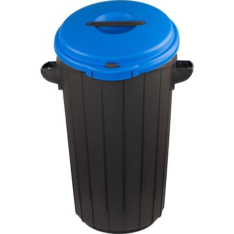 Abfalleimer mit deckel 35 l blau - eco solution