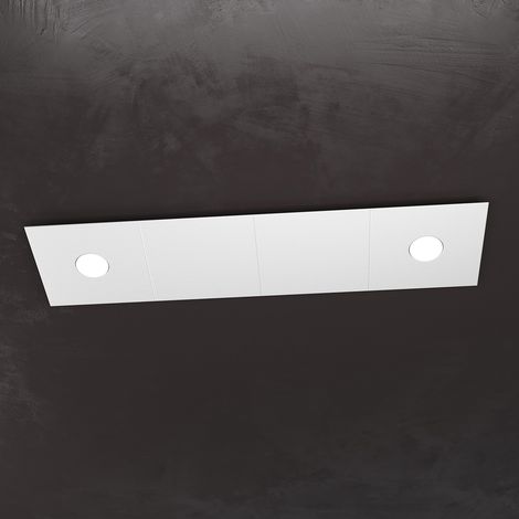 Applique Moderna 4 Moduli Eccentric Metallo Grigio 2 Luci Gx53 (1/3)