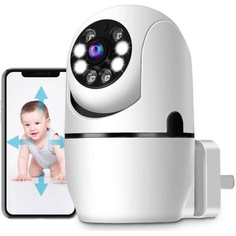 Caméra Sans Fil Avec Connecteur Détection De Mouvement à 360° Suivi Automatique (1/5)