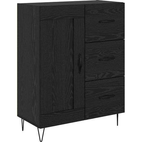 Maison Exclusive - Buffet Chêne Noir 69,5 x 34 x 90 cm Bois d’ingénierie (1/5)