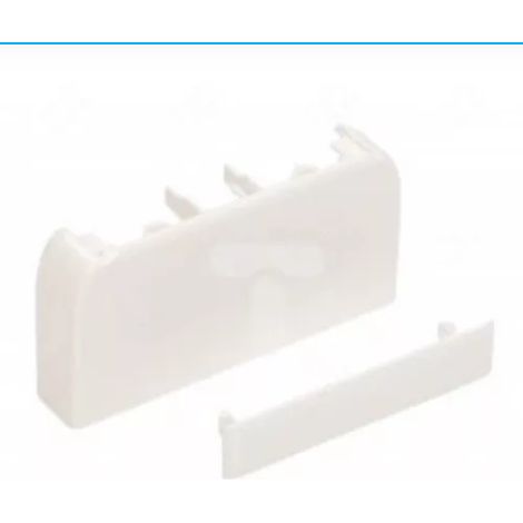 embout 50x105 blanc - (1/2)