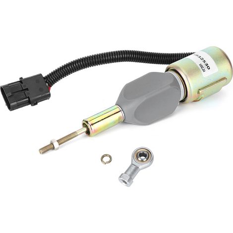Électrovanne d'arrêt moteur 24 V 3932530 SA 4756 24 compatible avec Cummins 4BT et 6BT5 (1/5)