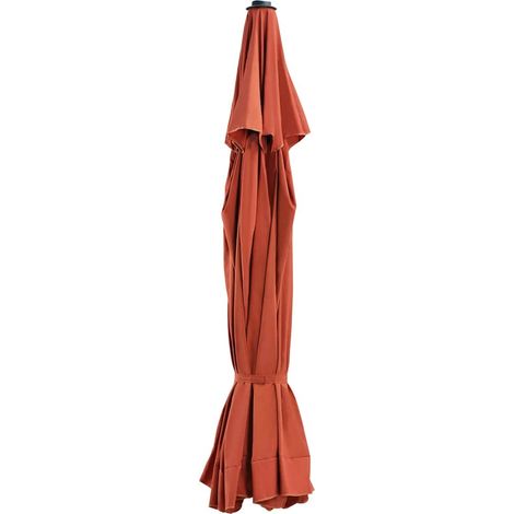 Ersatzbezug für Sonnenschirm Terracotta-Rot 500 cm