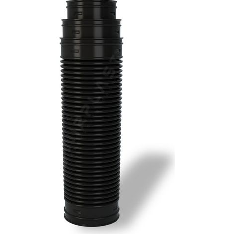 Tubo de conexión RUROFLEX para chimenea de ventilación 125 U45 (1/2)