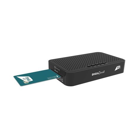 DIGIQUEST Q30-S2 Récepteur Labellisé Tivusat HD Carte Activée Chaines Italiennes