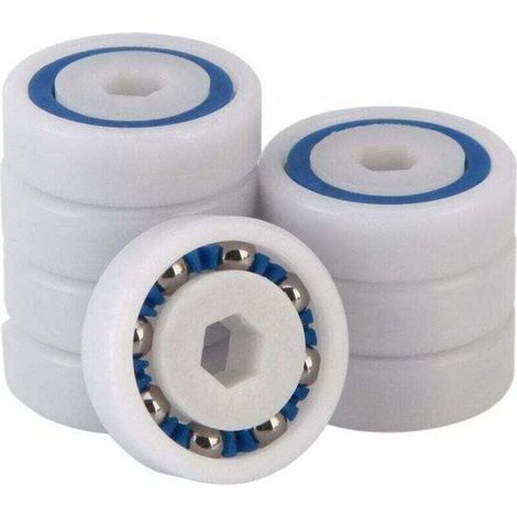 8er-Pack Ersatzkugellager, XU, Polaris 9-100-1108, kompatibel mit Sechskantlagern - Crezuo