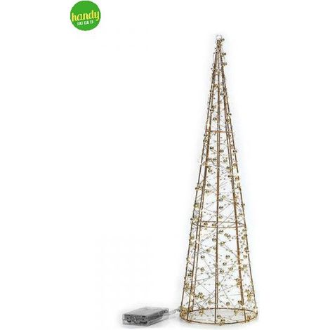 Set 3 Alberi General Trade Oro con LED