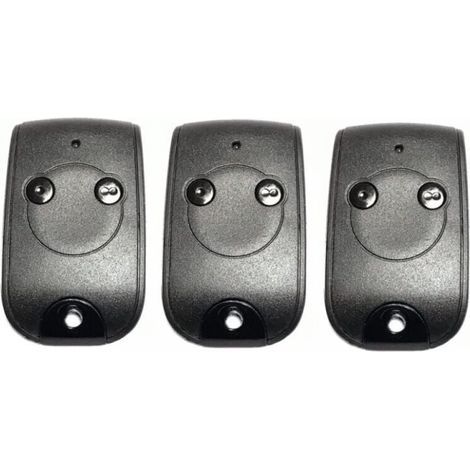Télécommande 2 canaux 433,92 MHz – Contrôle 2 moteurs de portail et porte de garage – Portée 100m – Technologie codage roulant Safety 2.0+ - 92MHZ (1/4)