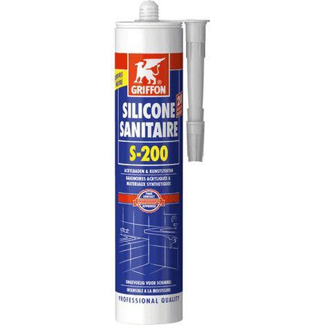 Transparente Silikonpatrone 300ml S200 für Acryl und synthetische Materialien GRIFFON