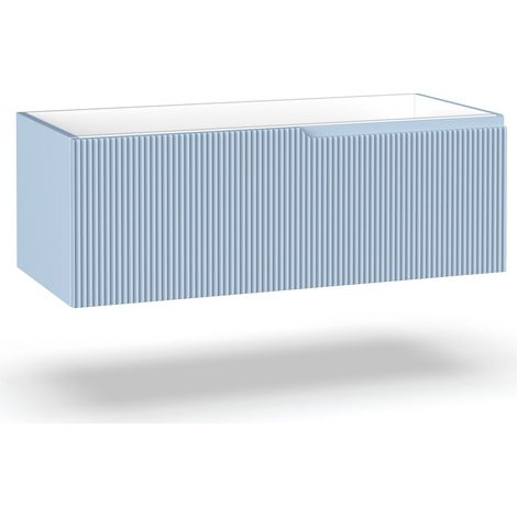 Base portalavabo 1 cestone ZIP azzurro tiffany (1/2)